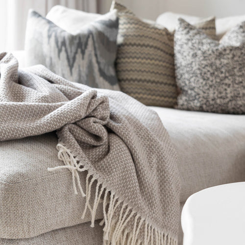 Atmooz plaid Twilight - taupe - 150 x 200 cm