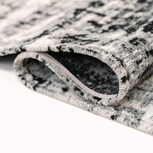 Ecorugs vloerkleed Metro Black&White - grijs - 170x240cm