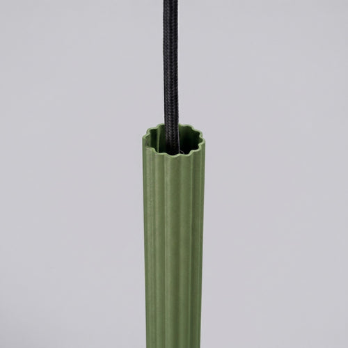 Sollux Lighting Hanglamp ARCHE 1 olijfgroen - 8x8x120cm