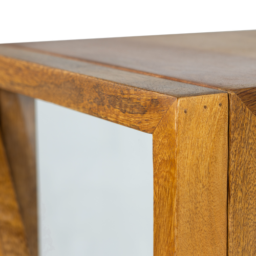 WOOOD kast 1-deurs Kella - Mango Hout - Naturel - 137x40x39 - vtwonen shop