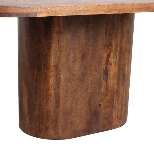 Raw materials eettafel Bullnose Oblong -bruin - 200 cm - vtwonen shop