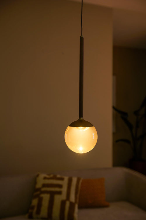 Lucide hanglamp CALINA - Geïntegreerde LED - Koffie