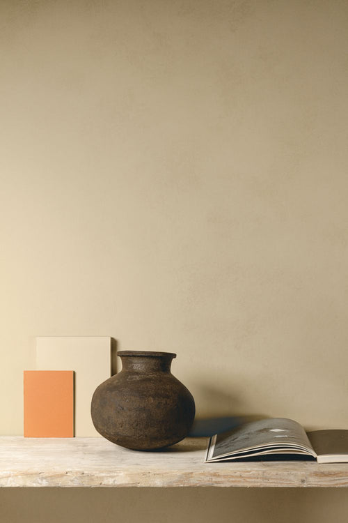 Masureel behang effen zand beige - 106 cm x 10.05 m - 630053 - vtwonen shop