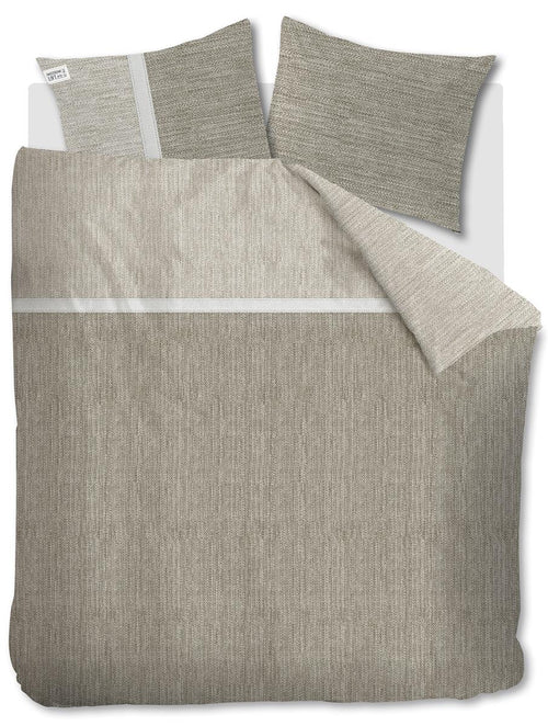 Riviera Maison dekbedovertrek Amsterdam Loft - 200x200/220 cm - zand