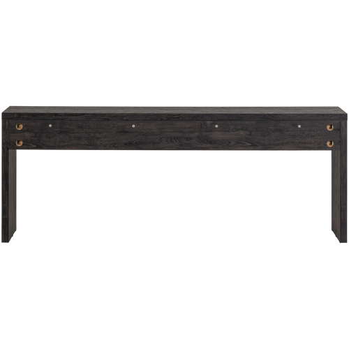 WOOOD sidetable Maan - MDF - Donkerbruin - 76x200x45 - vtwonen shop