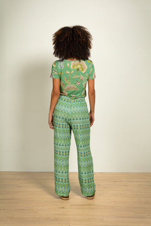 Pip Studio - Toy Pyjama Shirt - Dames - Matata - Groen - S - vtwonen shop