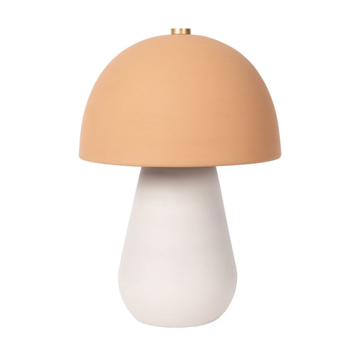 Atmooz tafellamp Sacha - gebroken wit - terracotta - Ø 25 x H 38 cm - E27