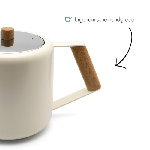 Bredemeijer - Theepot Duet Design Boston 1,1L wit