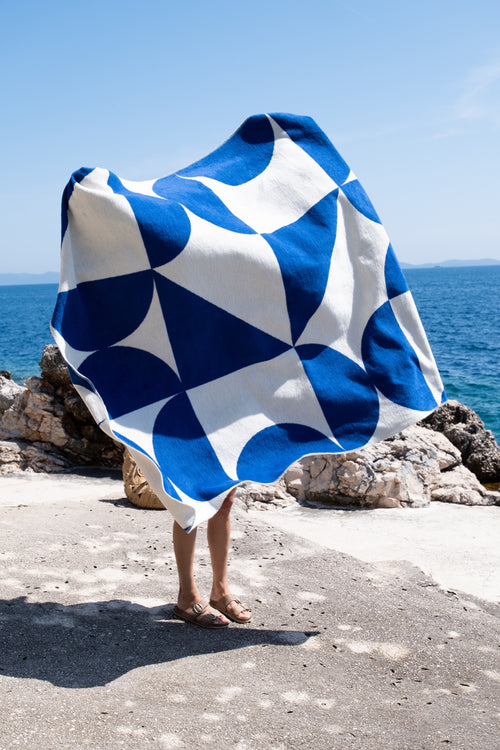 noo.ma TUL Katoenen deken - Blueberry Pie - vtwonen shop