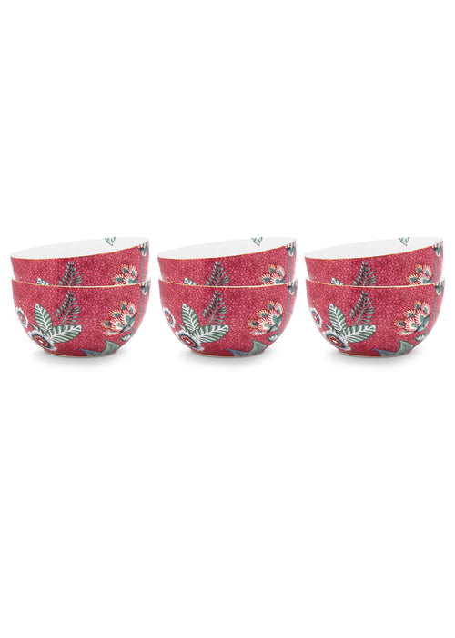 Pip Studio - Flower Festival Kommen - Servies set van 6 - 12cm - vtwonen shop