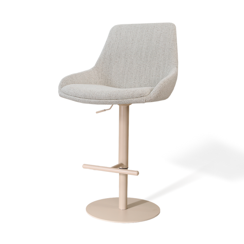 Nolon Niva-Isa tulp barkruk beige gemêleerd verstelbaar - beige poten