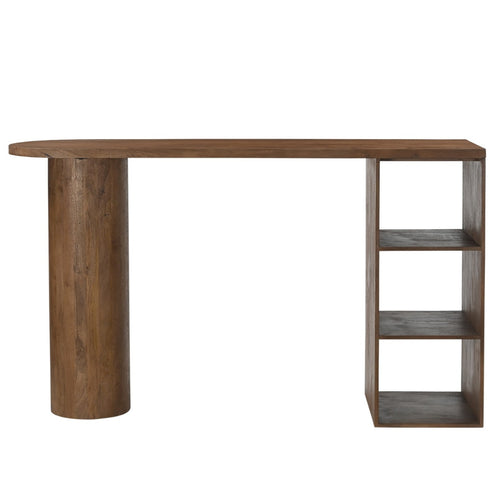 DÉJA Living Bartafel Marbella - Donkerbruin Hout - 140x50x105cm