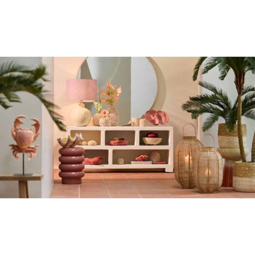 Light & Living lampvoet Benu - roze - Ø34.5cm
