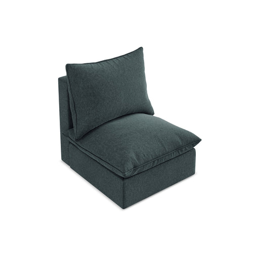 LaMiaSofa Bankmodule midden Ravenna - velours - marien - 75x90x77