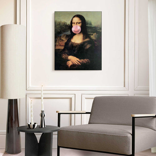 Reinders schilderij Mona Lisa Bubblegum - 50x40cm