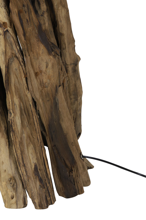 Light & Living vloerlamp MARGRET - Ø45x165cm - bruin