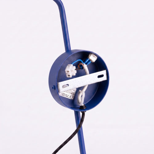 Sollux Lighting Wandlamp NOX 1 ultramarijn met schakelaar - 14x61x30cm