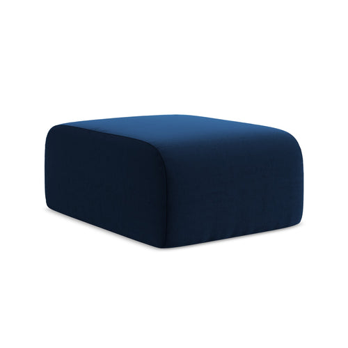LaMiaSofa Poef Cervo - velours - koningsblauw - 72x94x42