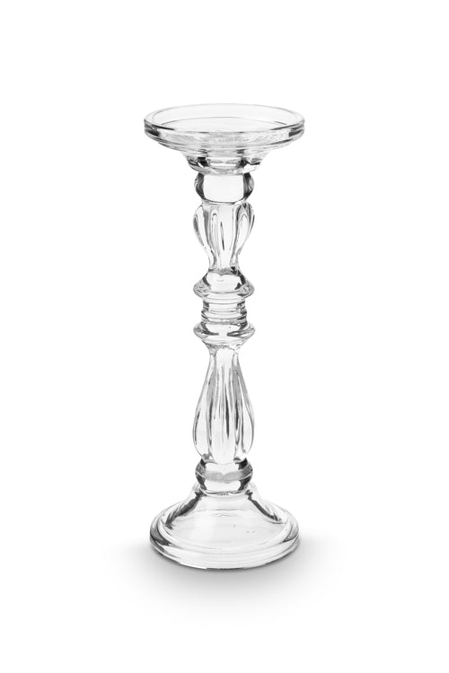 vtwonen Kandelaar Set van 3 - Glas - Transparant