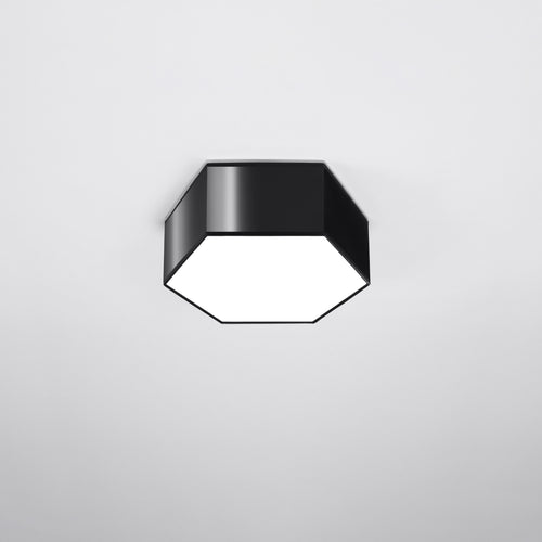 Sollux Lighting Plafondlamp SUNDE 11 zwart - 30,5x26,5x11,5cm