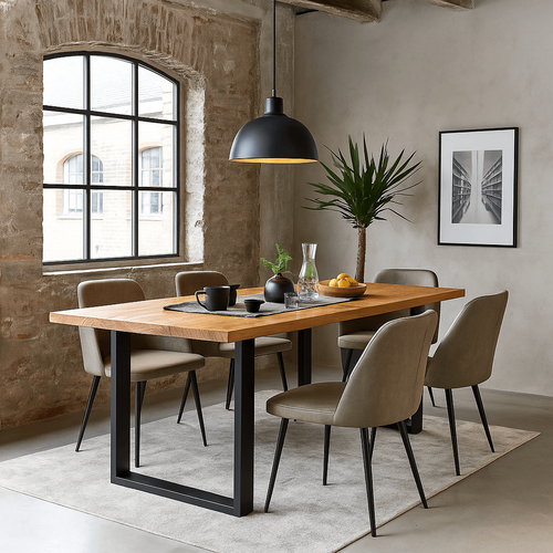 Kare Design Eettafel Symphony 180x90cm eik zwart - vtwonen shop