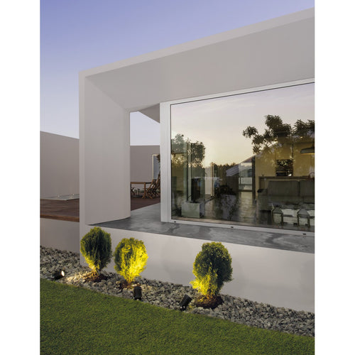 Merano Courtenay 33cm buitenpen zwart aluminium, glas LED 5W 378Lm 3000K IP65