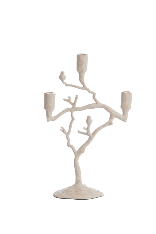 Light & Living kandelaar JARDIA - 26x11x42cm - wit
