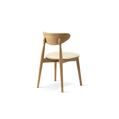 Set van 2 fluwelen stoelen Rina flueel ivoor - 48x47.5x79cm