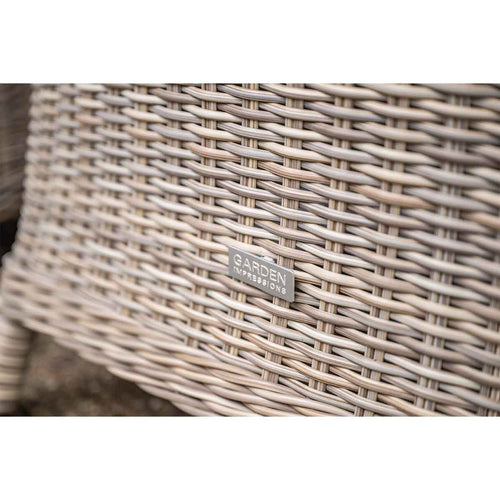 Garden Impressions hoek lounge diningset Nova vintage willow 3-delig - vtwonen shop