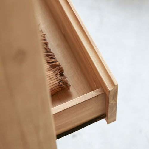 Tikamoon Massief teakhouten boekenkast - Naturel - vtwonen shop