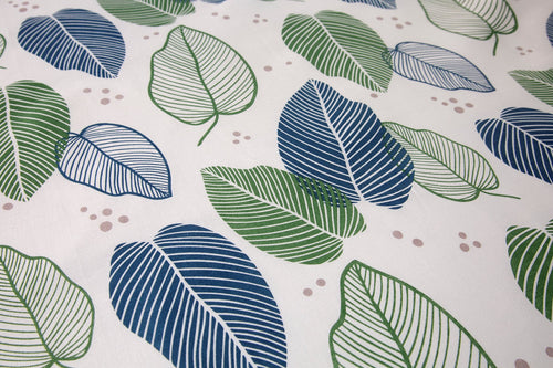 Katoenen Dekbedovertrek - Graphic Leaves