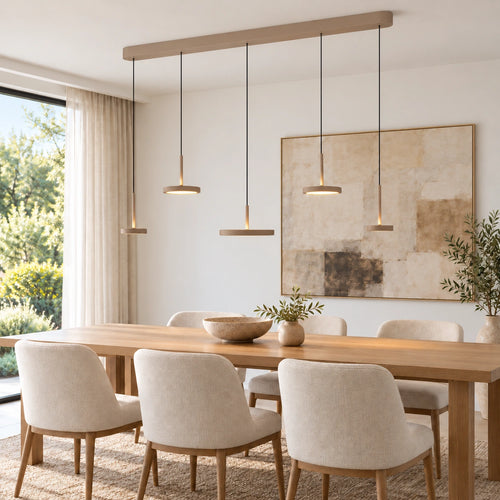 Highlight hanglamp Falcon - 5 lichts - 120  x  160   cm - beige
