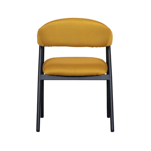 LABEL51 Eetkamerstoel Amaze - Geel Stof - Zithoogte 50cm - Set van 2 - vtwonen shop