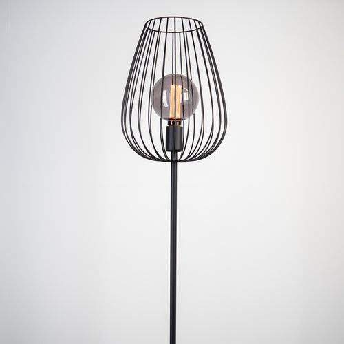 EGLO vloerlamp Newtown - e27 - 159,5 cm - zwart