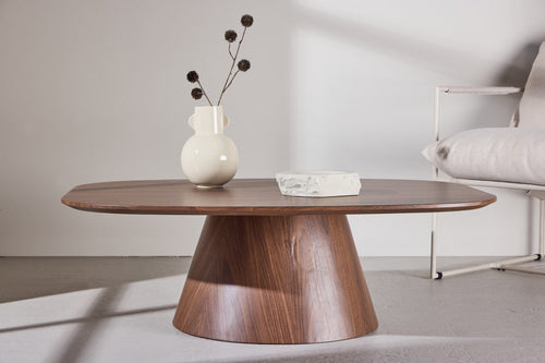 Rebellenclub Salontafel Oulu - ¿120 cm - Donkerbruin