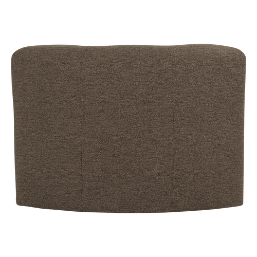 WOOOD eetbank hoek met rugleuning Mojo Base - Bouclé - Bruin - 83x80x80