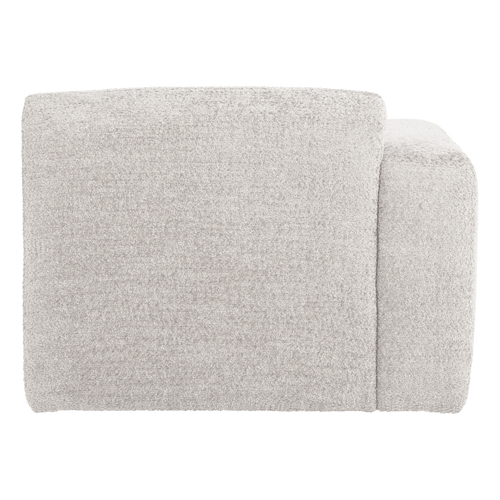 WOOOD 1-zits bank arm links Mojo Base - Wollig - Ecru - 74x105x97