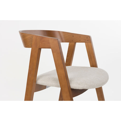 Zuiver Mads Eetkamerstoelen Bruin donker - Set van 2 - vtwonen shop