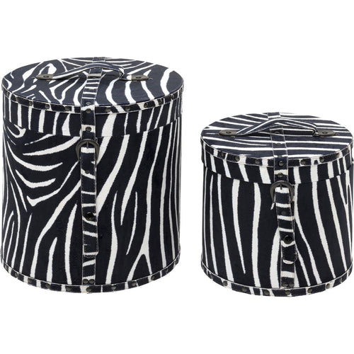 Kare Design Opberger Wild Animal zebra (2/Set)