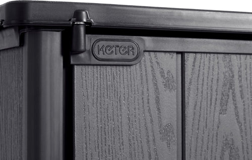 Keter Cortina Alto Tuinkast - 1400L - 140x73,6x170,4cm - Grijs