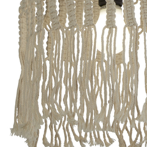 Searchlight Bahama Plafondhanger met ophanging macramé