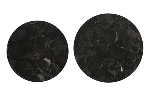 Light & Living salontafel ALFIO - Ø75x45.5cm - bruin - Set van 2 - vtwonen shop