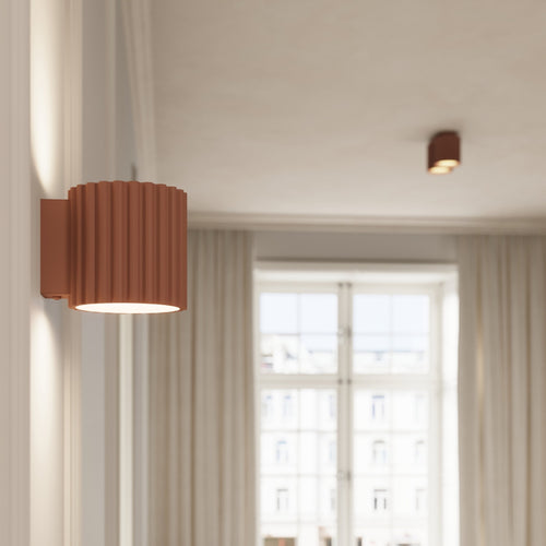 Sollux Lighting Plafondlamp AURA 1 mokka GU10 - 10x10x10cm