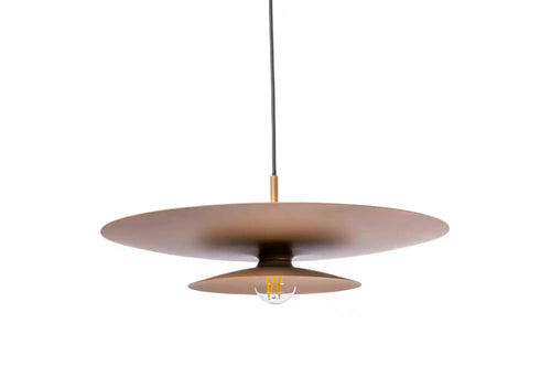 Artdelight hanglamp Linares - 1 lichts - 50  x 140   cm - bruin