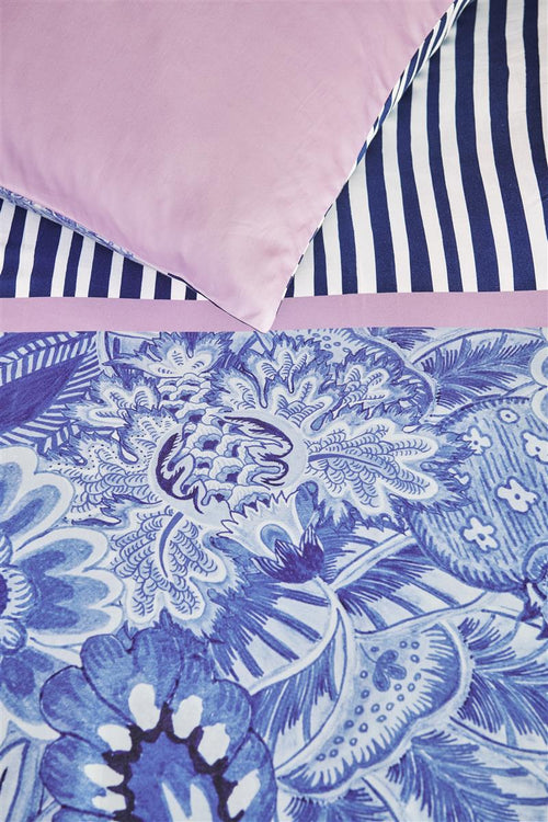 Oilily dekbedovertrek Florence - 240x200/220 cm - blauw - vtwonen shop