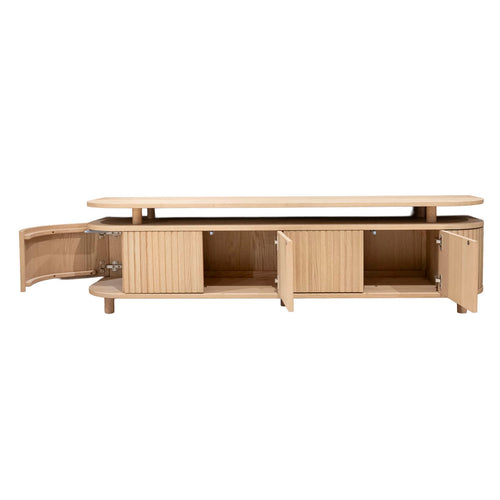 DÉJA Living Tv-meubel Seki - Naturel Eikenhout - 180x40x50cm