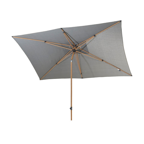 4 Seasons stokparasol Azzurro antraciet 200x300 cm