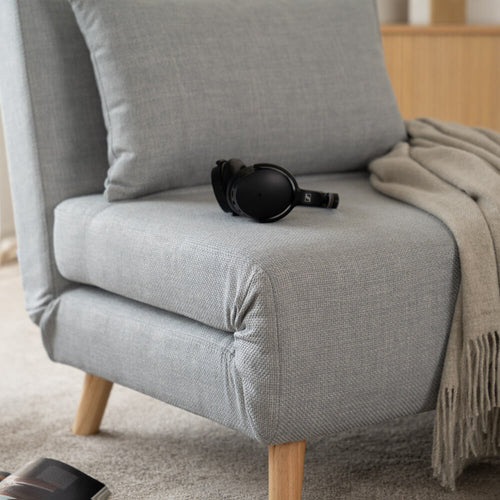 HOME DELUXE Slaapstoel SNOOZE - Grijs 79 x 28 x 132 cm - vtwonen shop