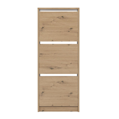 Giga Meubel Schoenenkast Miko - Scandinavische Opbergkast - 49x18x122cm