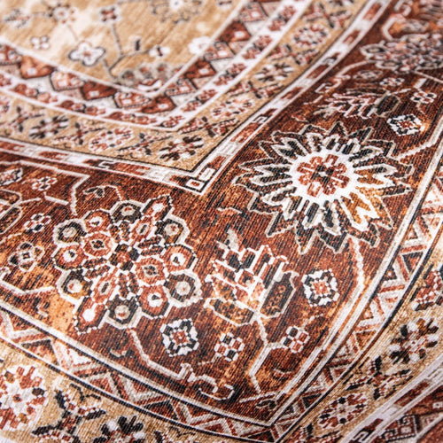 Interieur05 Vintage vloerkleed Nomad Roest/Bruin
